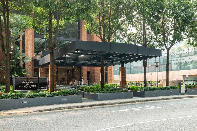 The American Club, the venue in Singapore